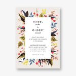 Egret Garden Wedding Invitation