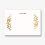 Floral Silhouette Stationery