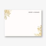 Heather and Lace Foil Stationery