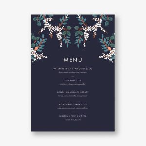 Mandarin Grove Menu