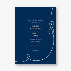 Nautical II Wedding Invitation