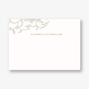 Silk Brocade I Stationery