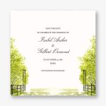 Spring Orchard Save the Date Card