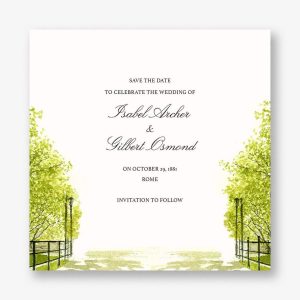 Spring Orchard Save the Date Card