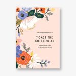 Vivid Blooms Bridal Shower Invitation