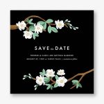 Tea Tree Save the Date Card