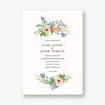 Wrapped in Wildflowers Wedding Invitation