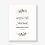 Wrapped in Wildflowers Information Card