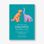 Dinomite Birthday Party Invitation
