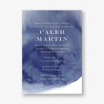 Watercolor Graduation Invitation