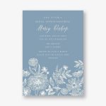 Perennial Sketch Bridal Shower Invitation