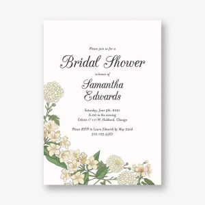 Field Guide Bridal Shower Invitation