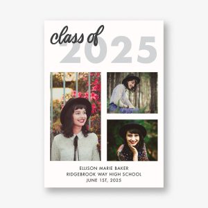 Class Of Multi-Photo Graduation Announcement