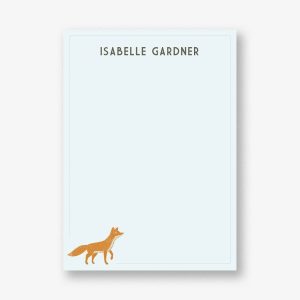 Small Fox Stationery