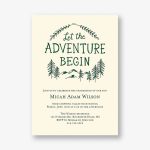 Let the Adventure Begin Graduation Invitation