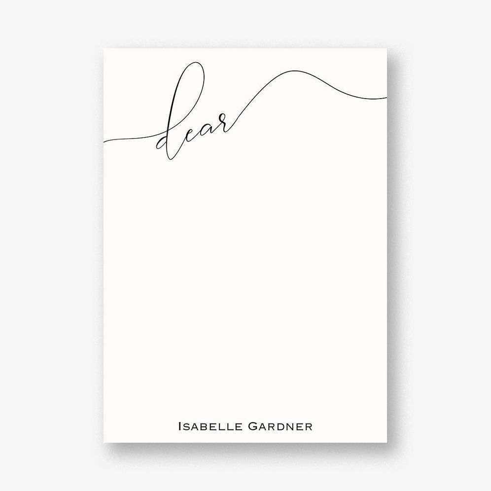 Signature Dear Stationery