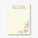 Delicate Flowers Stationery