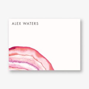 Geode Custom Stationery