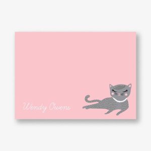 Cat-itude Custom Stationery