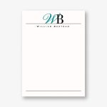 Typographic Initials Stationery