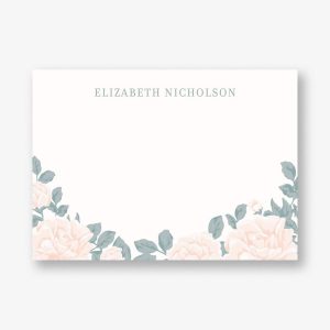 Soft Floral Stationery