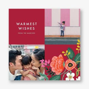 Birch Monarch Holiday Photo Card