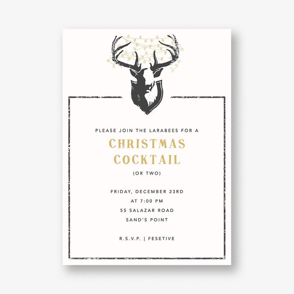 Antler Tangle Invitation