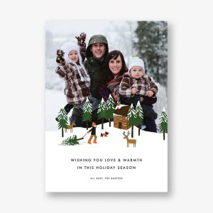 Big Bark Hunter Square Photo Card