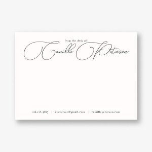 From the Desk of Script Stationery