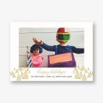 Happy Little Trees Holiday Photo Card