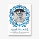Hanukkah Frame Photo Card