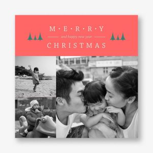 Forest Greetings Holiday Photo Card