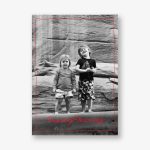 Cursive Holidays Vertical Photo Card