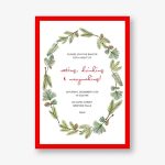 Delicate Firs Invitation