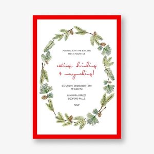 Delicate Firs Invitation