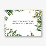 Confetti Branches Foil Greeting Card