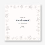 Freehand Snowflake Holiday Card