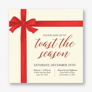 Gift Square Party Invitation