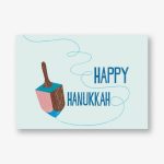 Dreidel Holiday Photo Card