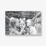 Loop Script Merry Christmas Postcard