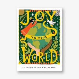 Joyful World Holiday Photo Card
