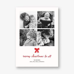 Holiday Triptych Vertical Photo Card