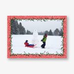 Holly on the Banister Photo Card