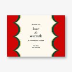 Intarsia Scallop Greeting Card