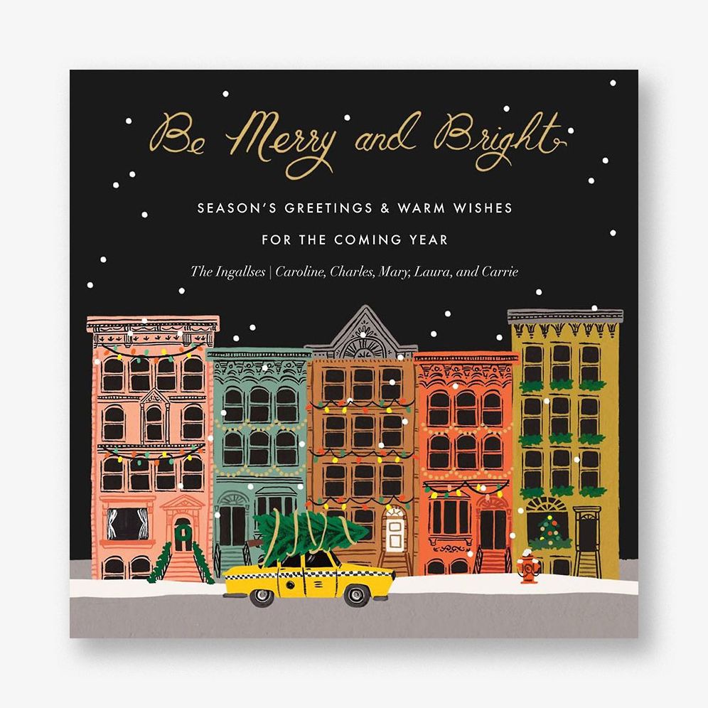 Holiday in the City Photo Card