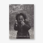 Merry Christmas Angle Photo Card Vertical