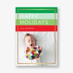 Holiday Hues Foil Photo Card
