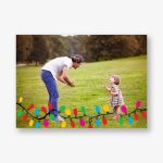 Lights Twisted on Dasher's Paw Photo Card