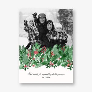 Holly Hedge Photo Card