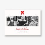 Holiday Triptych Horizontal Photo Card